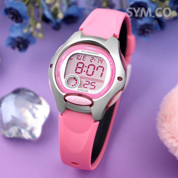 LW-200-4B 子供 キッズ デジタル 防水 ユニセックス ウレタン 腕時計 d