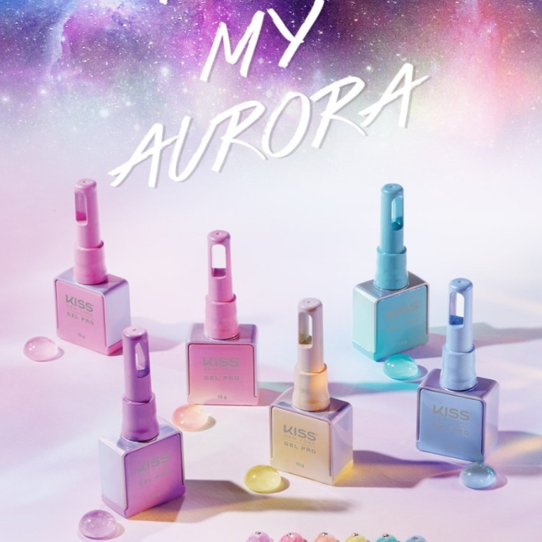 KISS NEWYORK / MAKE MY AURORA KISS GEL 6SET