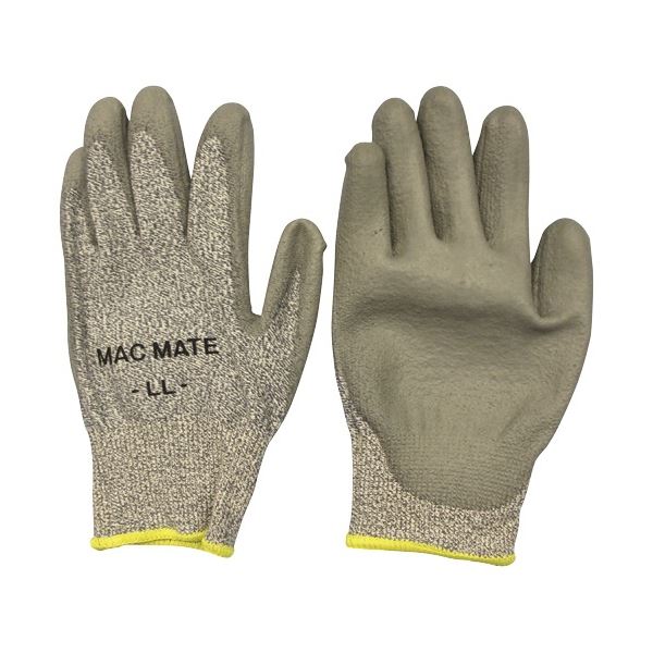 （まとめ）耐切創PUコーティング手袋 LL MT985-LL 1双 [x3セット]