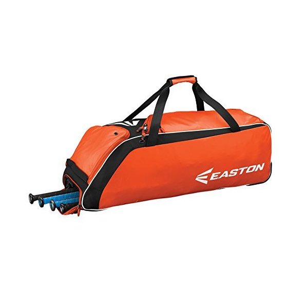 EASTON E510W Bat & Equipment Wheeled Bag, Orange 並行輸入品