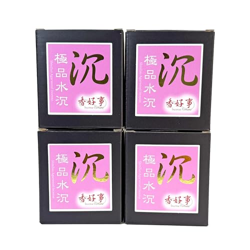 香好事 極品水沈 渦巻き線香 星洲沈香 3～3.5時間 48巻入 東南アジア産沈香使用 - 4 パック