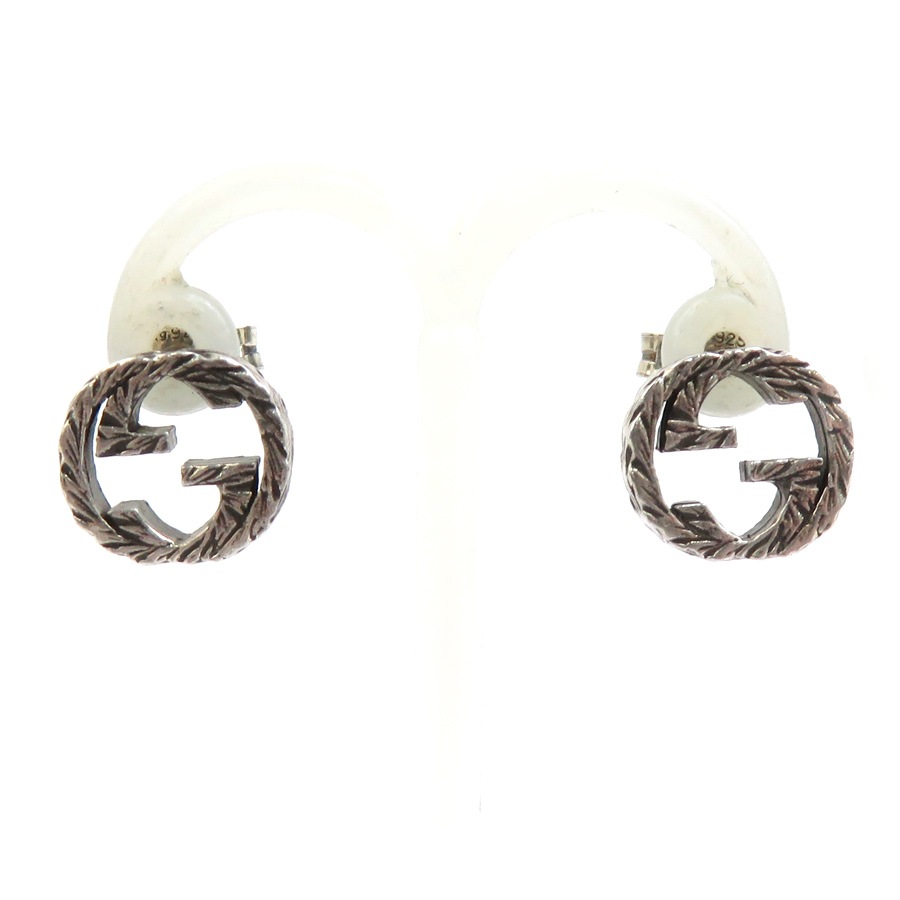 グッチ GUCCI ピアス インターロッキングG シルバー925 シルバー ユニセックス h31486k