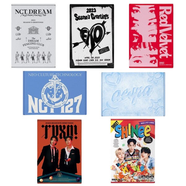 (選択ver.) 2023 SMシーズングリーティング NCT DREAM aespa NCT 127 EXO RED VELVET SHINee 東方神起