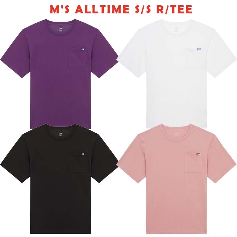 韓国正規品保証 関税負担なしNT7UR14A MS ALLTIME SS RTEEデイリー 基本 着装 男子 女子 人気 韓国 ファッション 男女共用 アウトドア