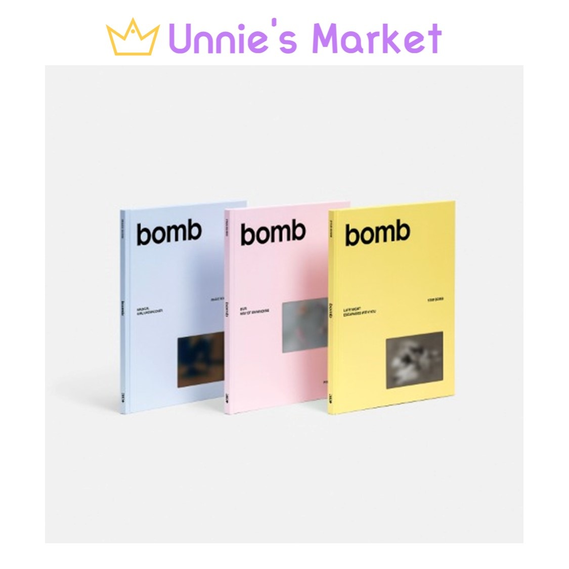[SET/SITE POB] ILLIT bomb 3rd Mini Album (MAGIC BOMB Ver. / PINK BOMB Ver. / STAR BOMB Ver.)