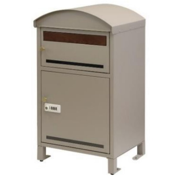 MOJYU PBX-107 宅配ボックス付ポスト Lino-リーノ- ライトベージュ メーカー直送