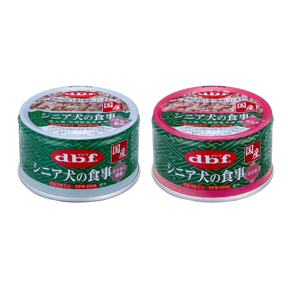 デビフ　シニア犬の食事　ささみ＆軟骨　８５ｇX２４＋ささみ　８５ｇX２４　缶詰　犬　ウェットフード　ドッグフード　ＣＲＣ45―08―25―10―00