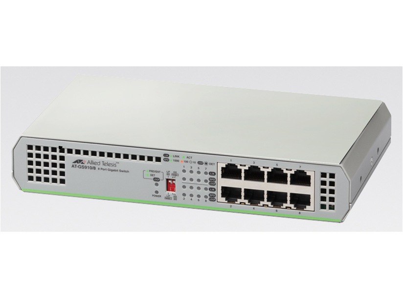 CentreCOM AT-GS910/8 (RoHS) スイッチングハブ