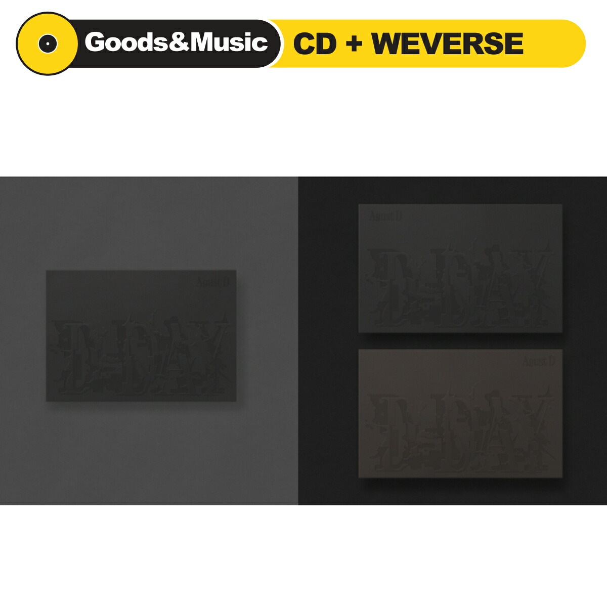 【3種セット】【ポスター付】【和訳選択】BTS SUGA AGUST D - D-DAY 1ST SOLO ALBUM 防弾少年団 シュガー 1集 ソロー アルバム
