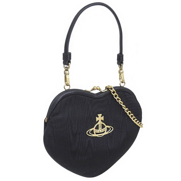 ヴィヴィアンウエストウッド バッグ レディース 2WAY ショルダーバッグ ハンドバッグ ブラック BELLE HEART FRAME PURSE 4304006NUW00SSN201 VIVIENN