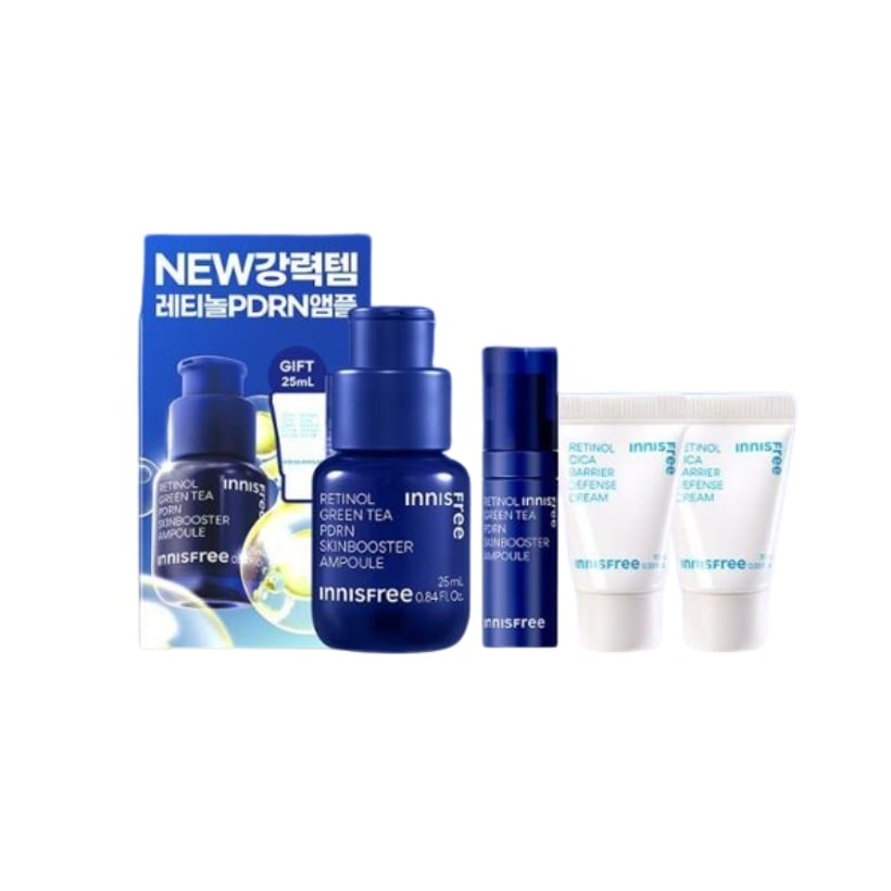 [NEW,シムトールPick]レチノールグリーンティー PDRN スキンブースター アンプル, 25ml (+5ml 贈呈 + レチノール シカクリーム 20ml 贈呈) 5,177円