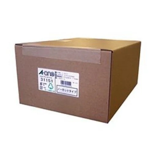 エーワン 31151 ラベルシール プリンタ兼用 ( A4判 ／ 1面 ／ ノーカット ／ 1,000シート ) ホワイト