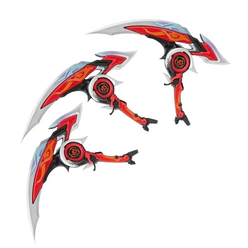 崩壊スターレイル　乱破（らんは）镰の道具　３個セット　武器レプリカ　PVC+木　手作り　組み合わせ可能　108＊23cm　コスプレ道具　オーダーメイド　舞台道具 8,113円