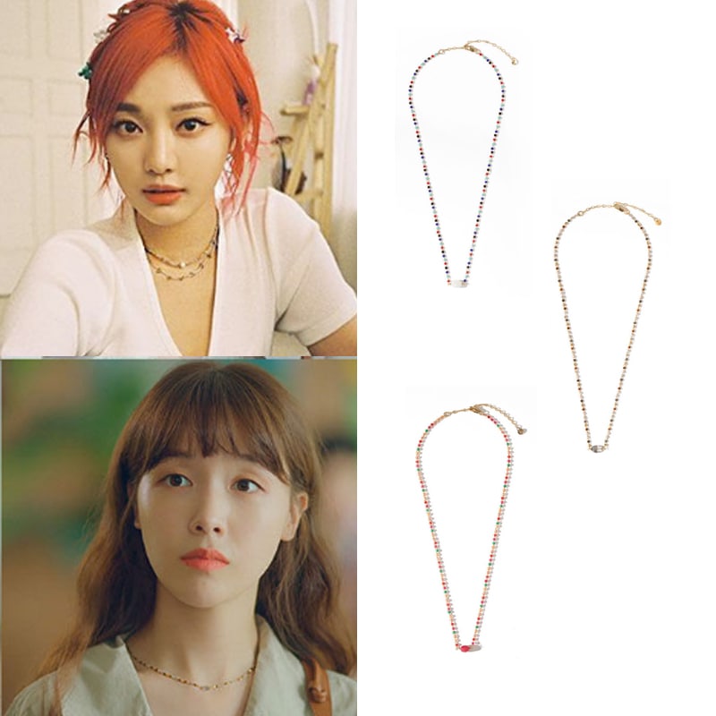 [イヒョリバンミナナムギュリエスパニングチェガンヒソヒョンファサガインユイ 着用] COLORFUL BEAD 韓国の人気芸能人着用