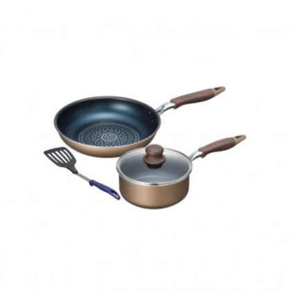 ブラナーノII IH対応片手鍋18cm＆フライパン26cm(ツール付) MB-2397 1034369