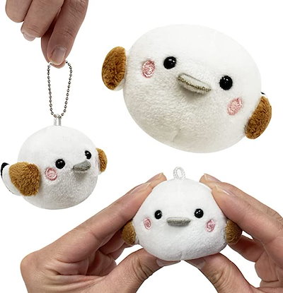 Qoo10] きながにシマエナガ キーホルダー ぬいぐ