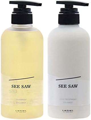 ルベル 【セット品】SEE/SAW（シーソー）ヘア＆スキャルプシャンプーB × ヘアトリートメントB 500ml/500g 2個アソート
