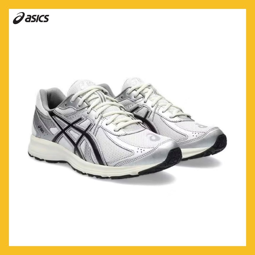 ジョグ 100S ホワイト ブラック シルバー スニーカー, 1201A967-100