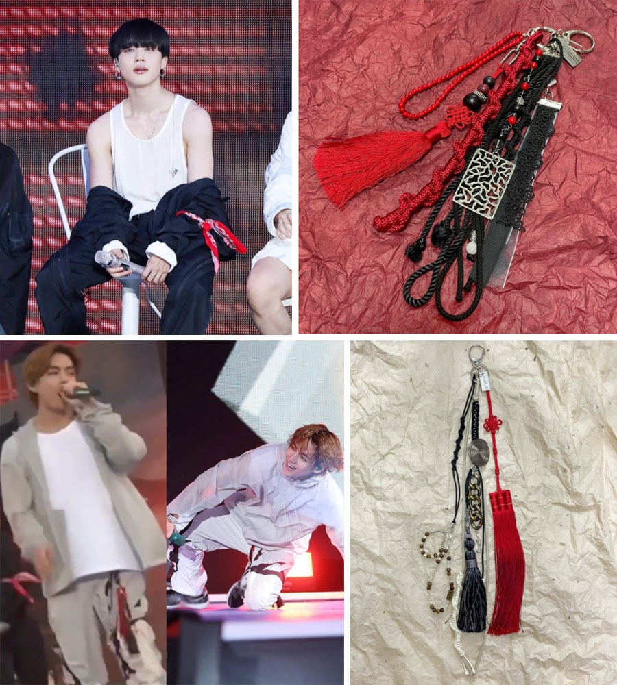 15w BTS ジン/ヴィ/ジョングク/ジミン着用ハンドメイド