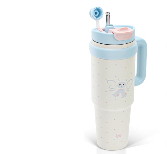 タンブラー 1000ml ストロー付き水筒 保温 保冷 セラミック タンブラー 取っ手付き 広口 大容量 直飲 真空断熱 ステンレスボトル 水筒 蓋付き 子供 漏れない おしゃれ 持ち運び 車載