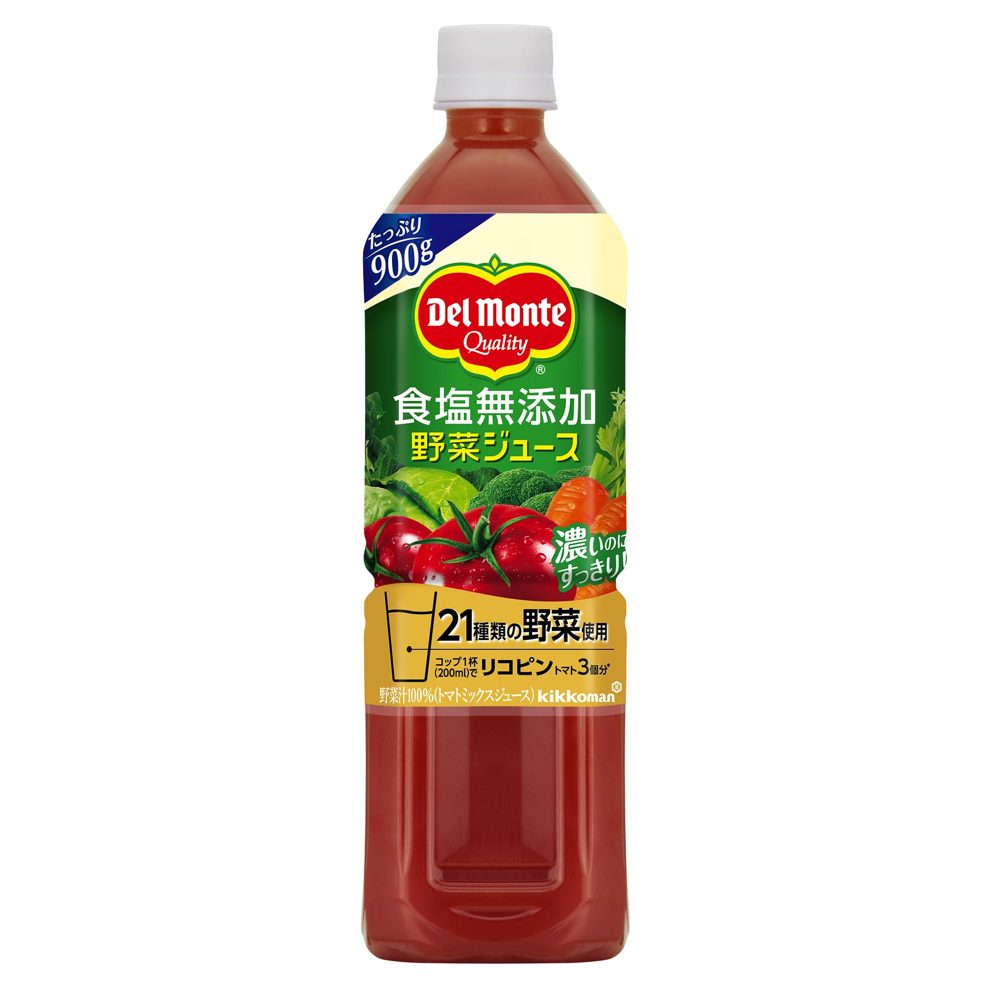 Del Monte デルモンテ 食塩無添加野菜ジュース900g×12