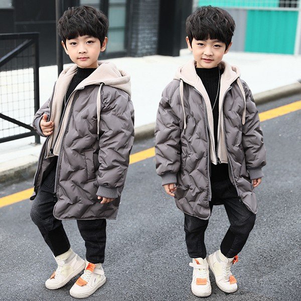 中綿コート キッズ 男の子 おしゃれ 厚手 子供服 冬服 子供コート アウター ダウン風コート ロン
