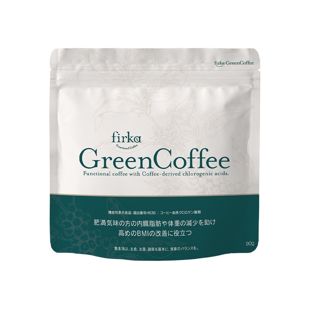 ポスト投函　機能性コーヒー フィルカ グリーンコーヒー　コーヒー由来クロロゲン酸類 1袋 90g 約30日分