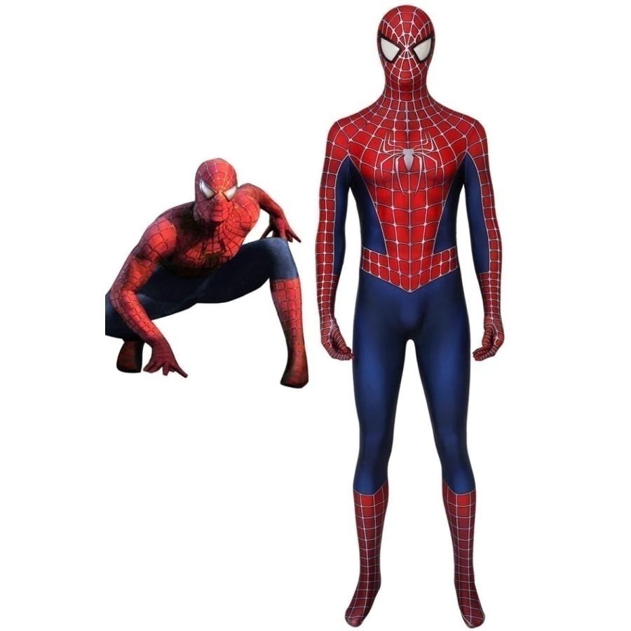 スパイダーマン2 ピーター・パーカー Spider-Man 2 ジャンプ コスチューム コスプレ衣装 cosplay391