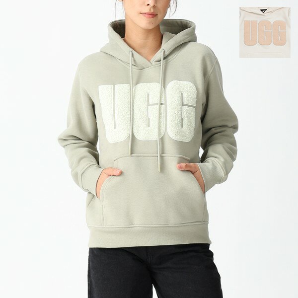 スウェット レディース 1144506 REY UGG FLUFF LOGO HOODIE SWEAT
