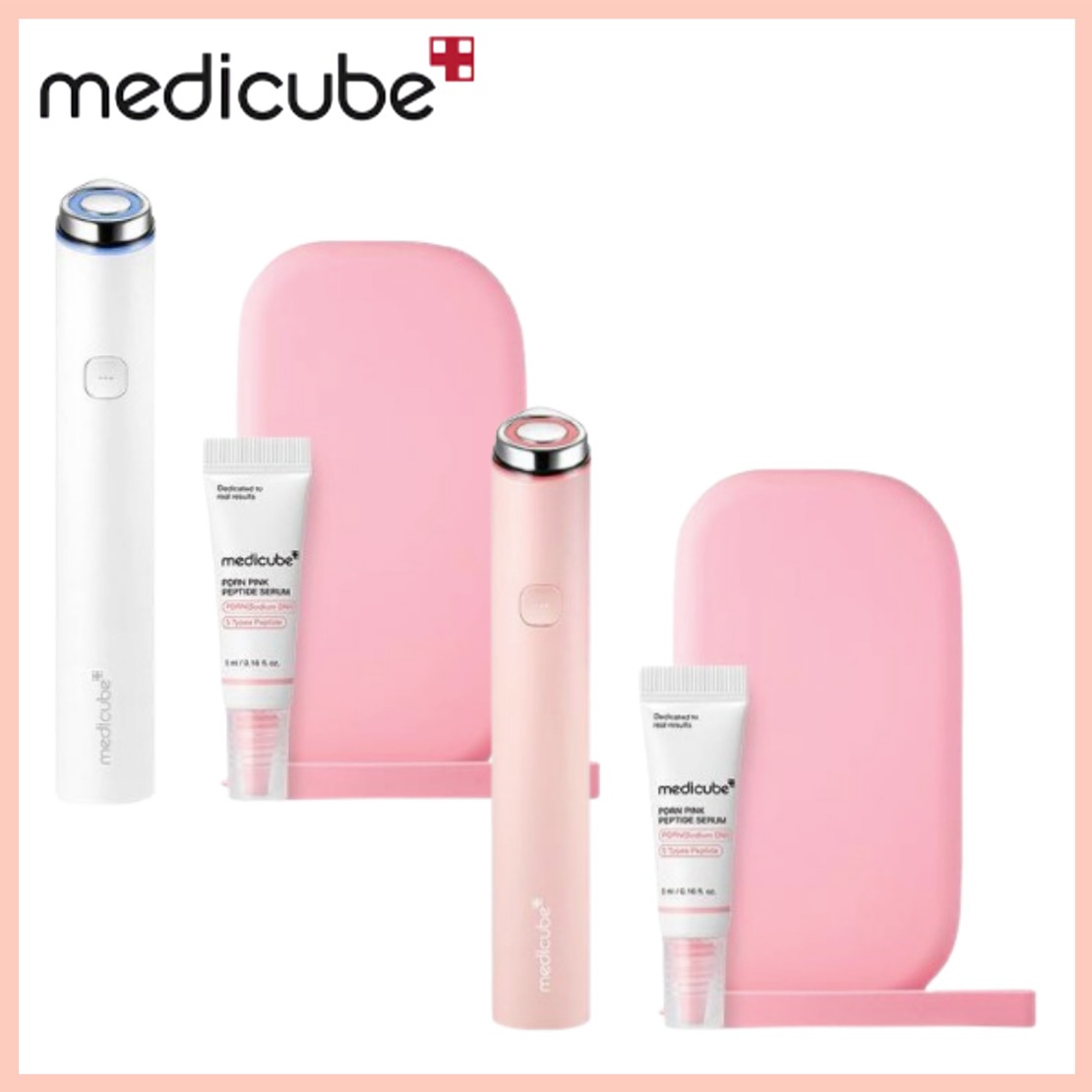 [トラブルトーンアップケア] ブースタープロ ミニ ホワイト/ピンク エディション (+pdrn アンプル 5ml + 専用ポーチ)