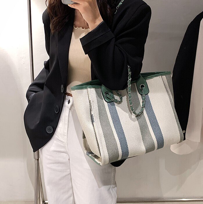 5色 ショルダーバッグ トートバッグ レディース 手持ちバッグ 手持ちカバン 肩掛け 大人 2way カジュアル かわいい おしゃれ ファスナー付き 通勤 キャンバス ストラップ スクエア 四角 横長