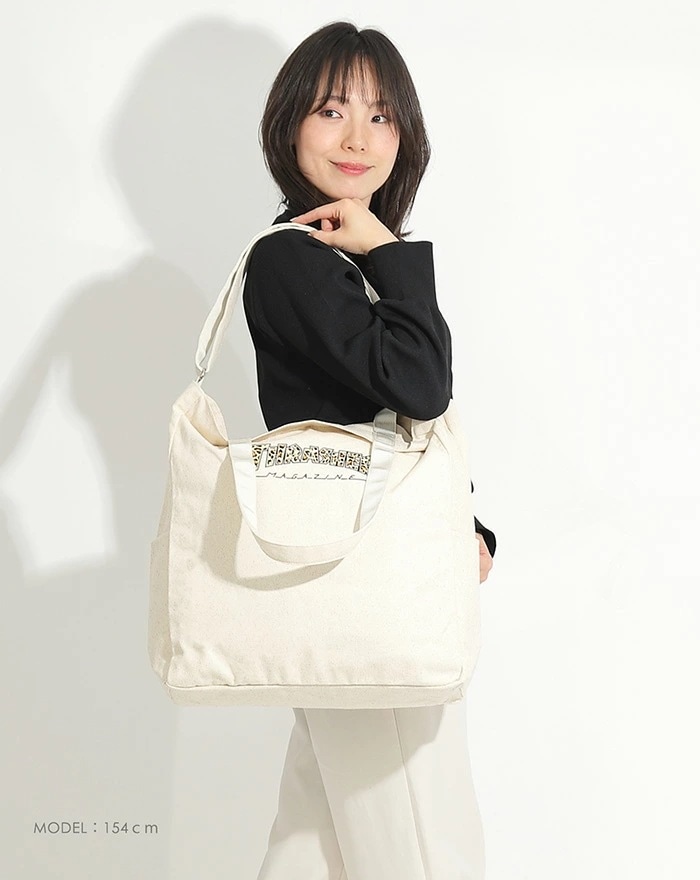 ショルダートートバッグ ショルダーバッグ トート スラッシャー L キャンバス メンズ レディース 軽量 軽い 2way 斜めがけ 肩掛け かっこいい