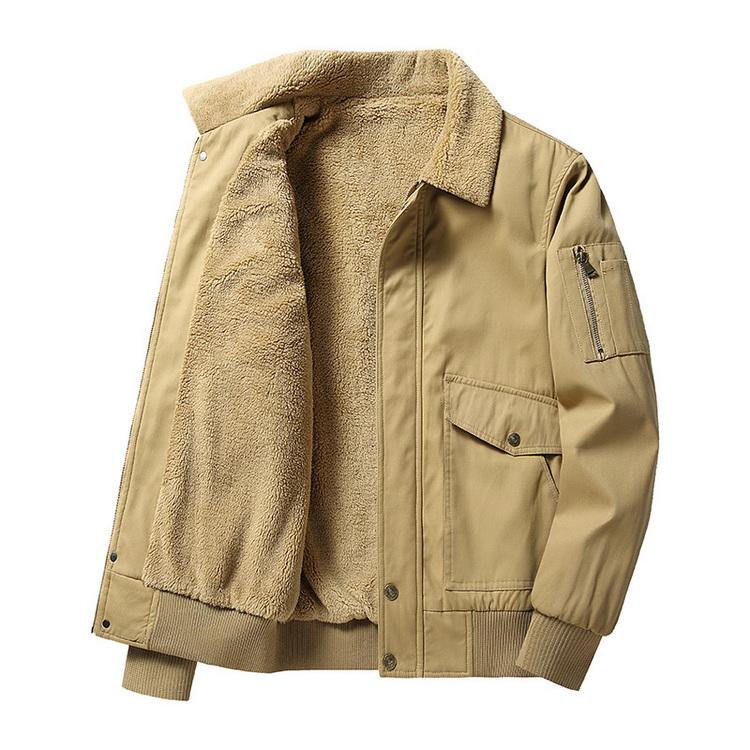 メンズ ミリタリージャケット 裏起毛 裏ボアジャケット 暖かい 防寒 厚手 秋物 アウター アウトドア 30代 40代 50代