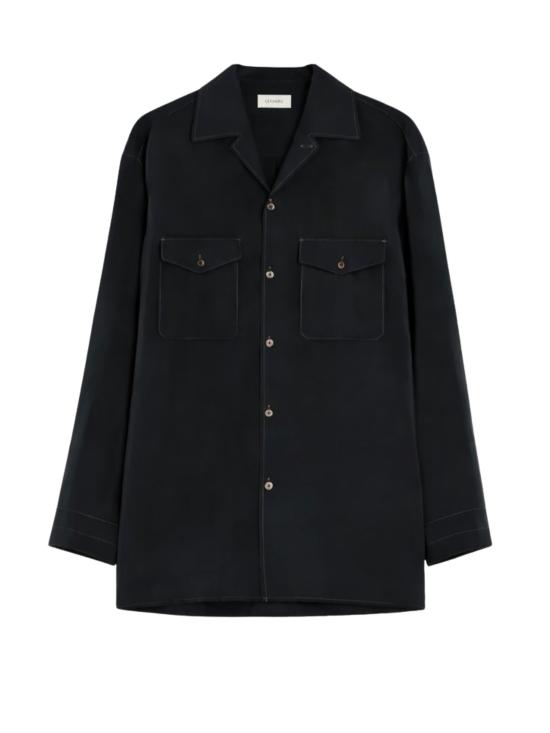 LEMAIRE Men Shirts SH1233 LF1308BK999 Black