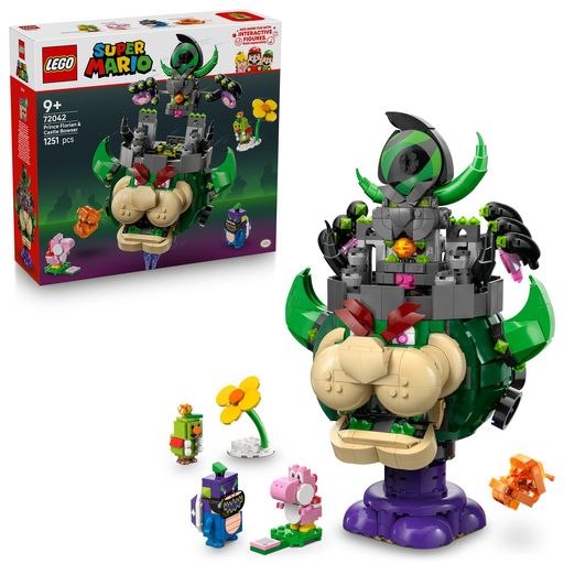 レゴ(LEGO) スーパーマリオ フロリアン王子と城クッパ おもちゃ 玩具 誕生日 プレゼント ブロック 男の子 女の子 子供 9歳 10歳 11歳 小学生 マリオ グッズ ゲーム 72042