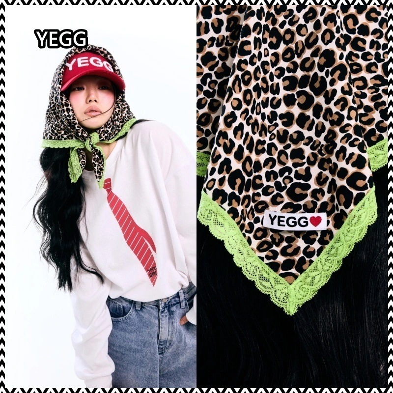 YEGG Leopard Scarf Top