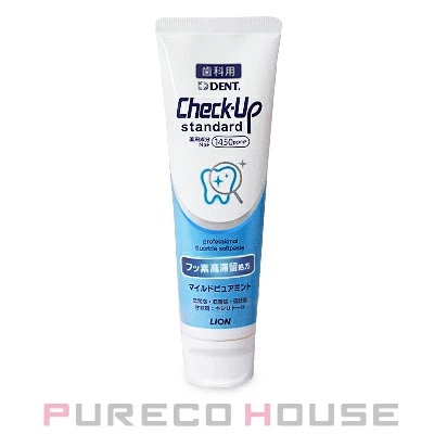 他サイト： チェックアップ スタンダード 135ｇ マイルドピュアミント　低香味 低発泡 －5－の商品画像