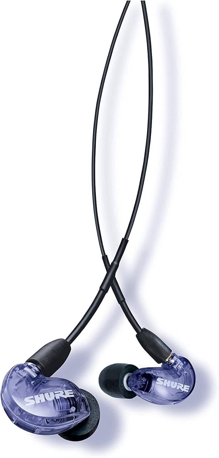 【VGP 殿堂入り金賞】SHURE シュア イヤホン : 有線 SE215SPE-PL-A パープル 高遮音性 ゲーム ゲーミング スペシャルエディション カナル型 ワイヤレス変換可(別売) MMCX