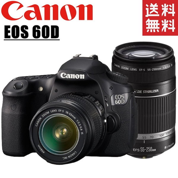 Qoo10] キヤノン EOS 60D ダブルレンズキット 一眼