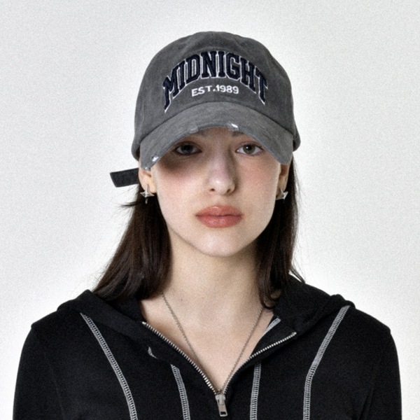 damage cap dark grey
