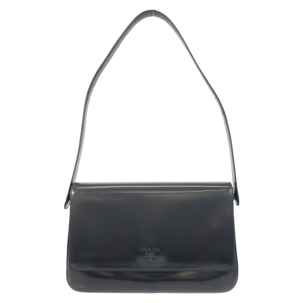 美品 ブラック 黒 シルバー金具 エナメル ショルダーバッグ ハンドバッグ レディース 503752 37,310円