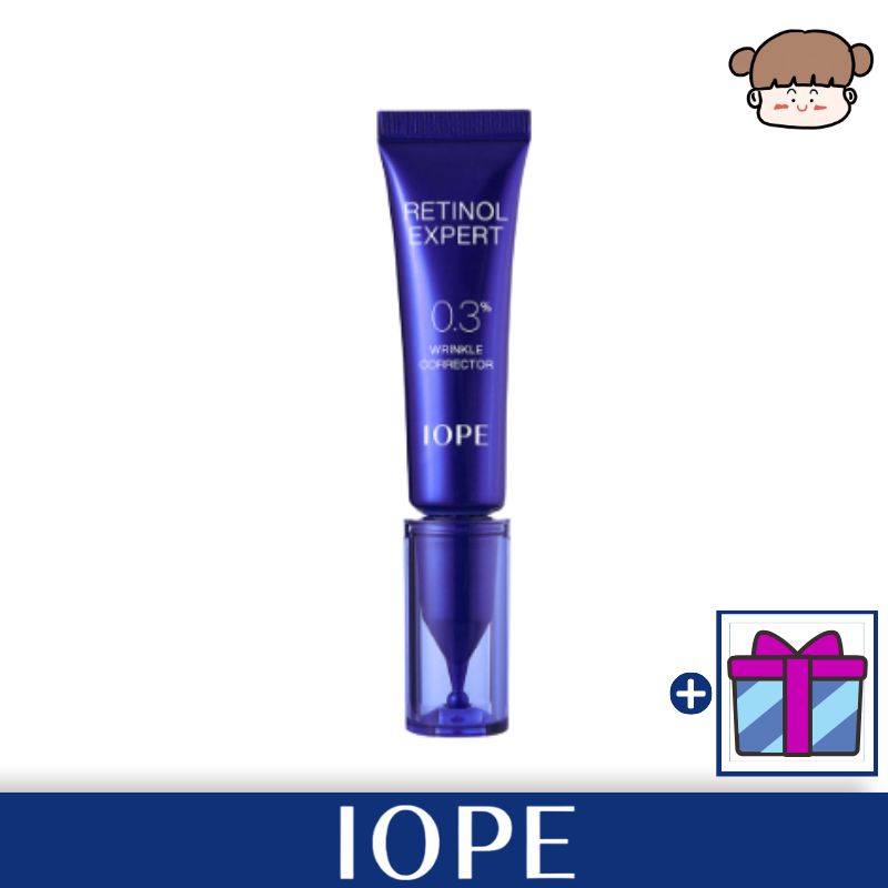 【リンクルケア】 IOPE レチノールエキスパートリンクルコレクター 0.3%, 20ml／シワ改善 シワ美容液 目元ケア 口元ケア ほうれい線 フェイスライン エイジングケア 毛穴ケア 即効ケア