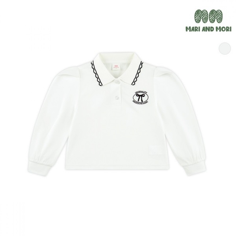 [ウォルトンキッズ] ガーリッシュピケTシャツ