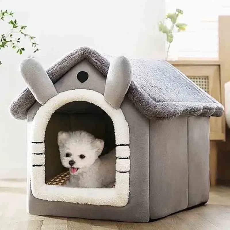ペット用の屋内ソフトテント 取り外し可能なクッション付きの犬の家 大