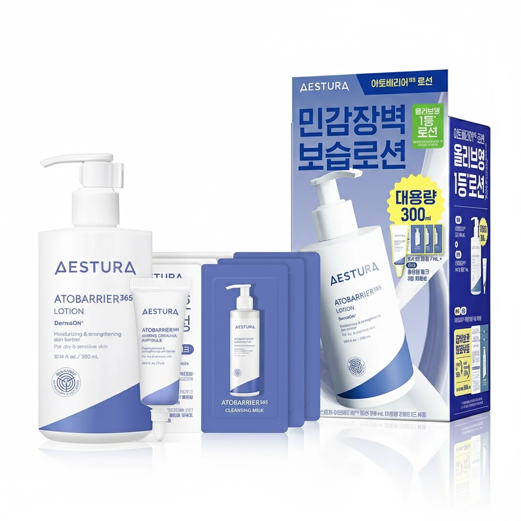 アトバリア365 ローション 300ml 企画 (+アンプル 7ml+クレンジング밀크 9ml)