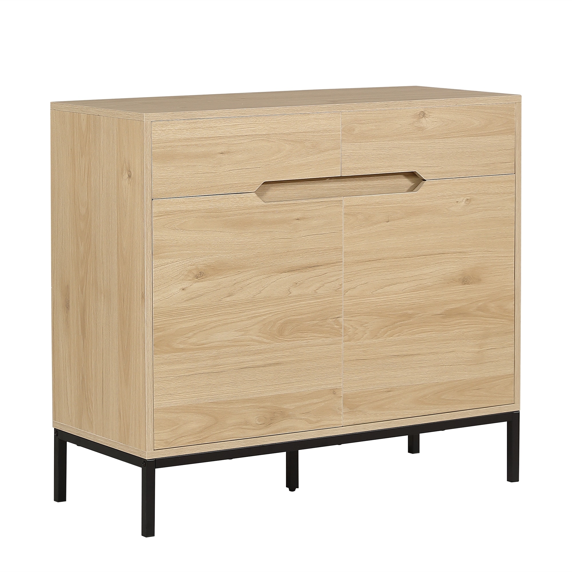 1302【幅90cm】キャビネット 木製 脚付き 収納棚 チェスト サイドボード リビングボード 引き出し付き 両開き 扉付きシェルフ 大容量収納 ローチェスト タンス コード穴 木目調