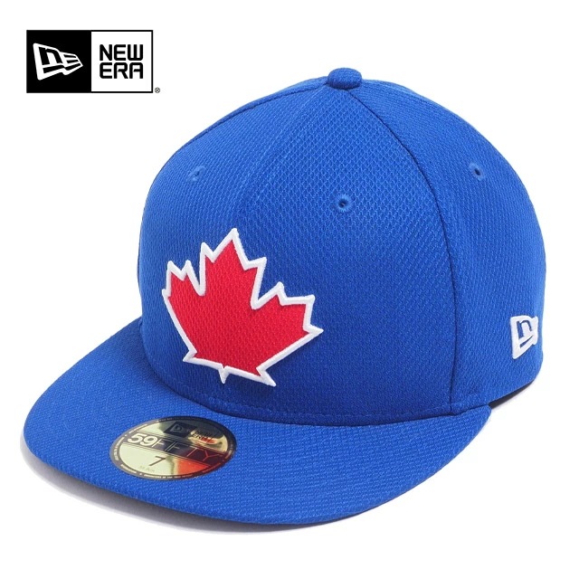 USモデル NEWERA CAP キャップ 59FIFTY トロントブルージェイズ メンズ レディース ブルー ホワイト レッド 青 白 赤 FITTED 帽子 ハット 野球帽 MLB オーセンティ