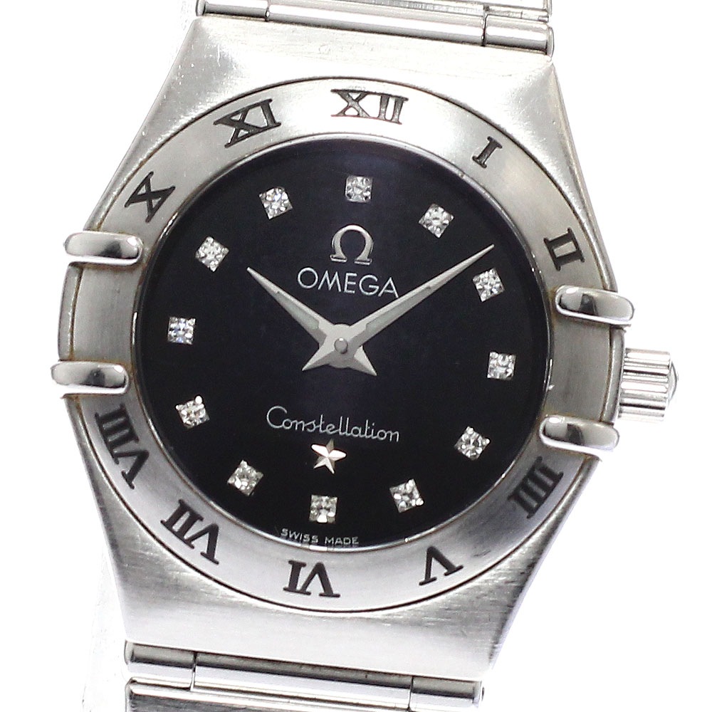 オメガ OMEGA 1562.56 コンステレーション ミニ 12Pダイヤ クォーツ レディース _935547【中古】