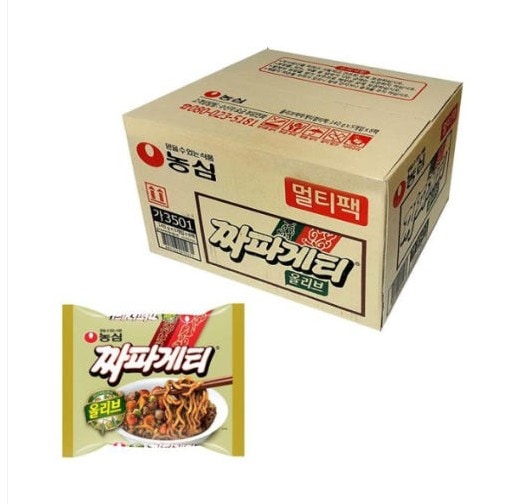 (韓国ラーメン) オリーブ チャパゲティ 140g x40個