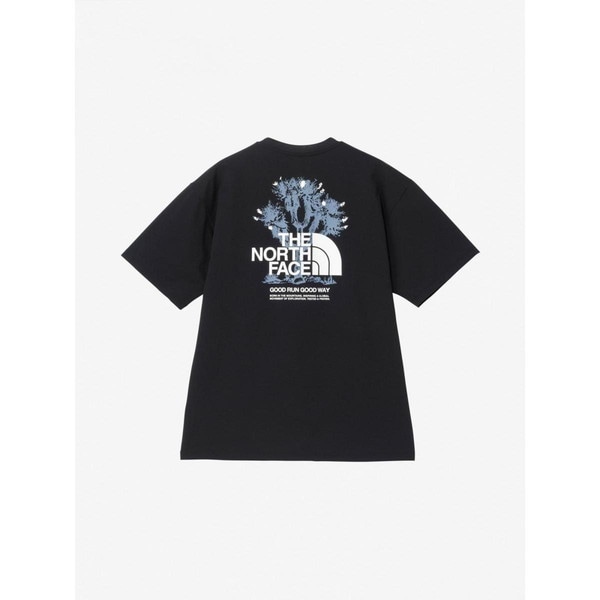 ザ・ノース・フェイス THE NORTH FACE ショートスリーブフリーラン ES グラフィッククルー ユニセックス NT12593-K 半袖Tシャツ